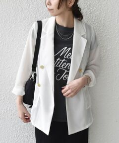 SHIPS / シップス テーラードジャケット | SHIPS Colors:〈手洗い可能〉メッシュ テーラード ジャケット