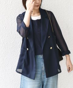 SHIPS / シップス テーラードジャケット | SHIPS Colors:〈手洗い可能〉メッシュ テーラード ジャケット