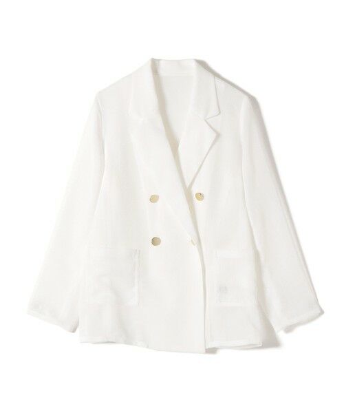 SHIPS / シップス テーラードジャケット | SHIPS Colors:〈手洗い可能〉メッシュ テーラード ジャケット | 詳細1