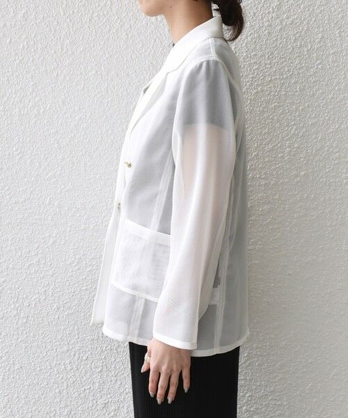 SHIPS / シップス テーラードジャケット | SHIPS Colors:〈手洗い可能〉メッシュ テーラード ジャケット | 詳細4