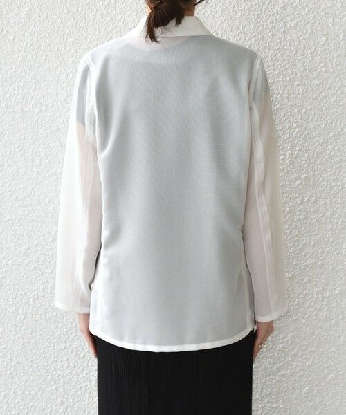 SHIPS / シップス テーラードジャケット | SHIPS Colors:〈手洗い可能〉メッシュ テーラード ジャケット | 詳細5