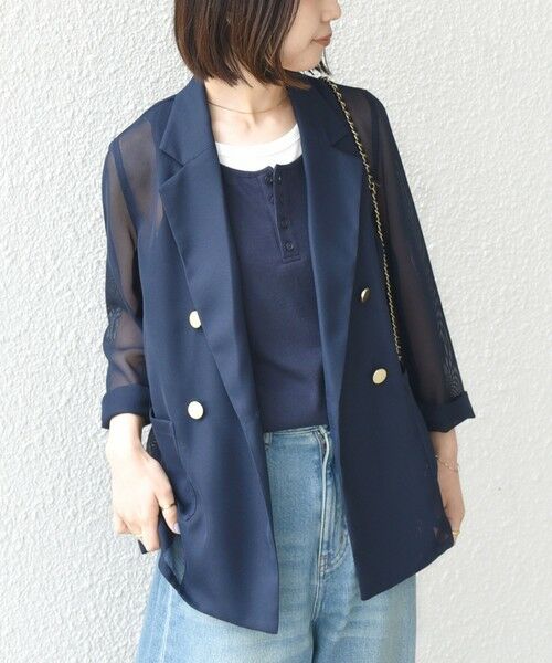 SHIPS / シップス テーラードジャケット | SHIPS Colors:〈手洗い可能〉メッシュ テーラード ジャケット | 詳細26