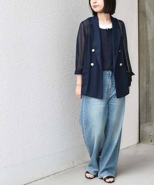 SHIPS / シップス テーラードジャケット | SHIPS Colors:〈手洗い可能〉メッシュ テーラード ジャケット | 詳細28