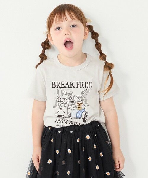 SHIPS / シップス Tシャツ | SHIPS Colors:80〜130cm / パッチワーク 刺繍 Tシャツ | 詳細8