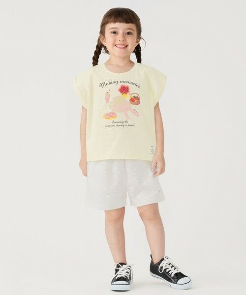 SHIPS / シップス Tシャツ | SHIPS Colors:80〜130cm/ パッチワーク刺繍 リボン スイーツ Tシャツ◇ | 詳細11