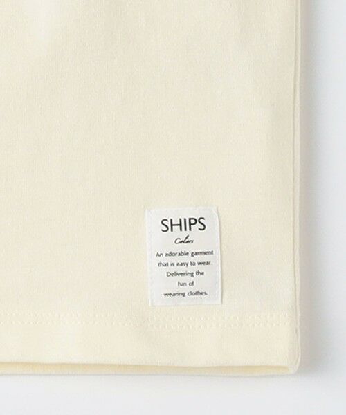 SHIPS / シップス Tシャツ | 《予約》SHIPS Colors:80〜130cm/ パッチワーク刺繍 リボン スイーツ Tシャツ◆ | 詳細5