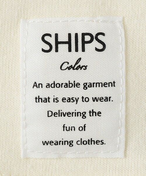 SHIPS / シップス Tシャツ | 《予約》SHIPS Colors:80〜130cm/ パッチワーク刺繍 リボン スイーツ Tシャツ◆ | 詳細6