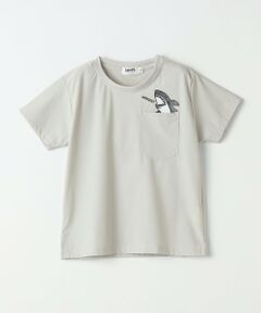 SHIPS / シップス Tシャツ | 【WEB限定】SHIPS Colors:90〜140cm /〈接触冷感・UVカット〉カノコ ポケット プリントT