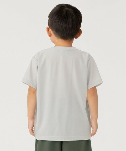 SHIPS / シップス Tシャツ | 【WEB限定】SHIPS Colors:90〜140cm /〈接触冷感・UVカット〉カノコ ポケット プリントT | 詳細4