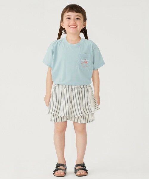 SHIPS / シップス Tシャツ | 【WEB限定】SHIPS Colors:90〜140cm /〈接触冷感・UVカット〉カノコ ポケット プリントT | 詳細20