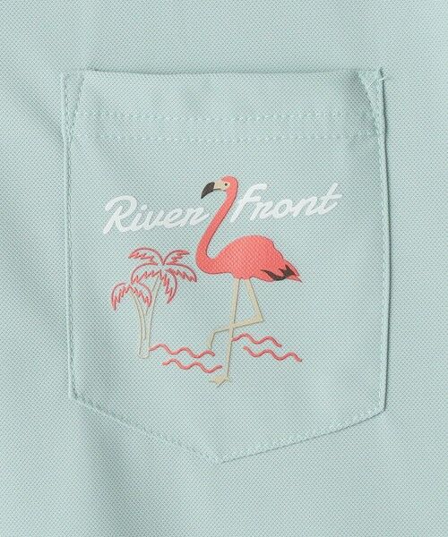 SHIPS / シップス Tシャツ | 【WEB限定】SHIPS Colors:90〜140cm /〈接触冷感・UVカット〉カノコ ポケット プリントT | 詳細9