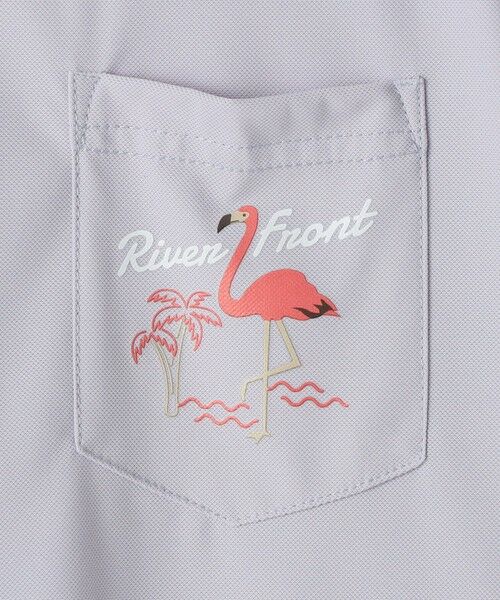 SHIPS / シップス Tシャツ | 【WEB限定】SHIPS Colors:90〜140cm /〈接触冷感・UVカット〉カノコ ポケット プリントT | 詳細13