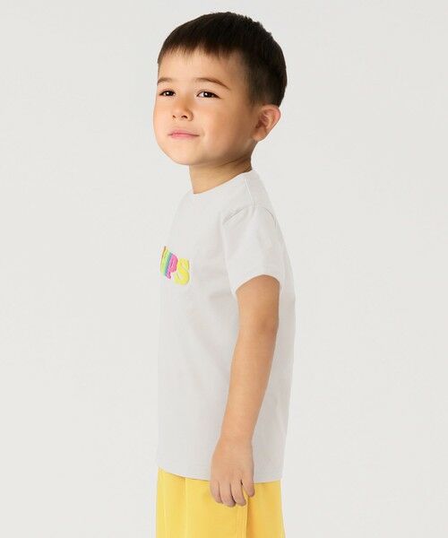 SHIPS / シップス Tシャツ | SHIPS Colors:80〜130cm /〈接触冷感・吸水速乾〉歯ブラシ刺繍 ロゴ Tシャツ | 詳細3