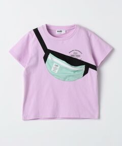 SHIPS / シップス Tシャツ | SHIPS Colors:80〜130cm /〈洗濯機可能〉ボディバッグ プリント Tシャツ