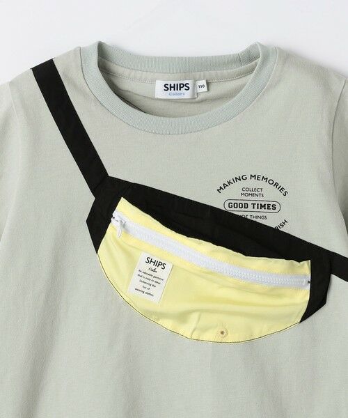 SHIPS / シップス Tシャツ | SHIPS Colors:80〜130cm /〈洗濯機可能〉ボディバッグ プリント Tシャツ | 詳細6