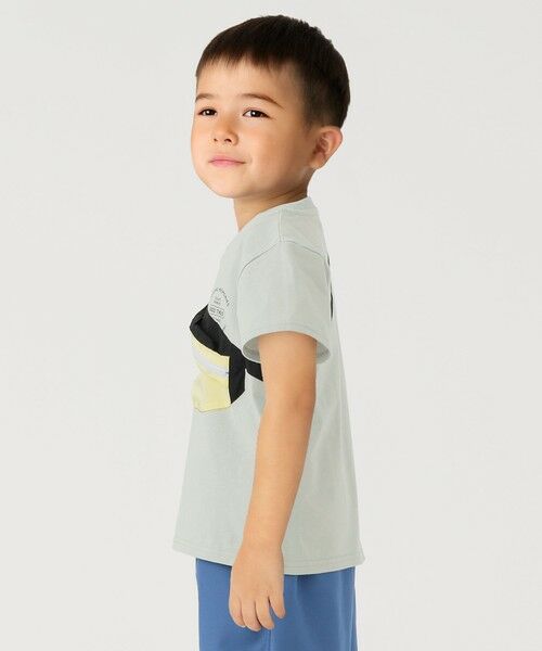 SHIPS / シップス Tシャツ | SHIPS Colors:80〜130cm /〈洗濯機可能〉ボディバッグ プリント Tシャツ | 詳細8