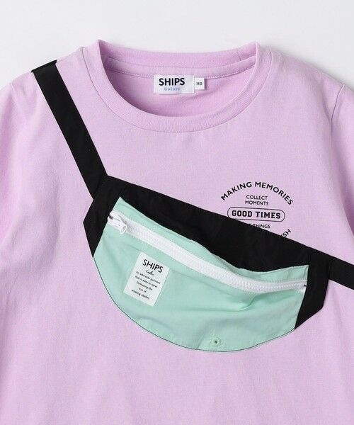 SHIPS / シップス Tシャツ | SHIPS Colors:80〜130cm /〈洗濯機可能〉ボディバッグ プリント Tシャツ | 詳細6