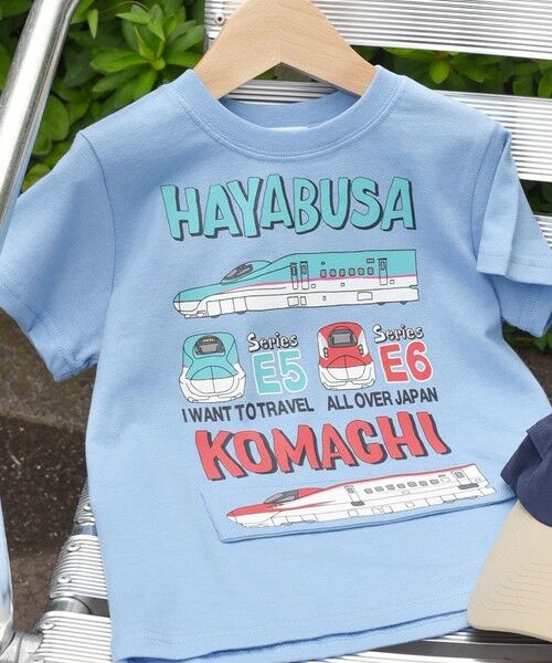 SHIPS / シップス Tシャツ | SHIPS Colors:90〜130cm /〈洗濯機可能〉新幹線 プリント Tシャツ◇ | 詳細26