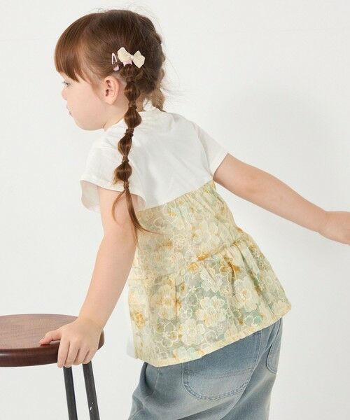 SHIPS / シップス Tシャツ | SHIPS Colors:90〜140cm /〈洗濯機可能〉ドッキング チュニック Tシャツ◇ | 詳細9