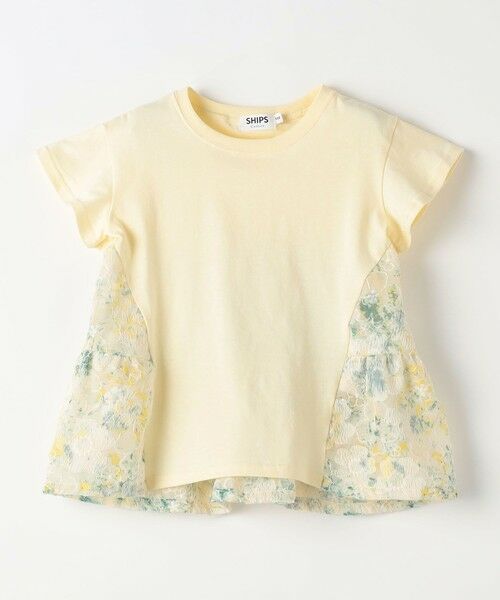 SHIPS / シップス Tシャツ | SHIPS Colors:90〜140cm /〈洗濯機可能〉ドッキング チュニック Tシャツ（グリーン）