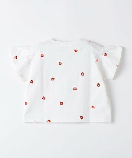 SHIPS / シップス Tシャツ | 《予約》SHIPS Colors:90〜140cm / リンク フラワー刺繍 Tシャツ◆ | 詳細2