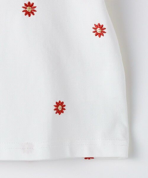 SHIPS / シップス Tシャツ | 《予約》SHIPS Colors:90〜140cm / リンク フラワー刺繍 Tシャツ◆ | 詳細5