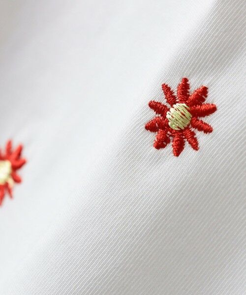 SHIPS / シップス Tシャツ | 《予約》SHIPS Colors:90〜140cm / リンク フラワー刺繍 Tシャツ◆ | 詳細6