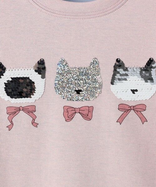 SHIPS / シップス Tシャツ | 《予約》SHIPS Colors:100〜130cm /〈手洗い可能〉スパンコール 刺繍 Tシャツ◆ | 詳細19