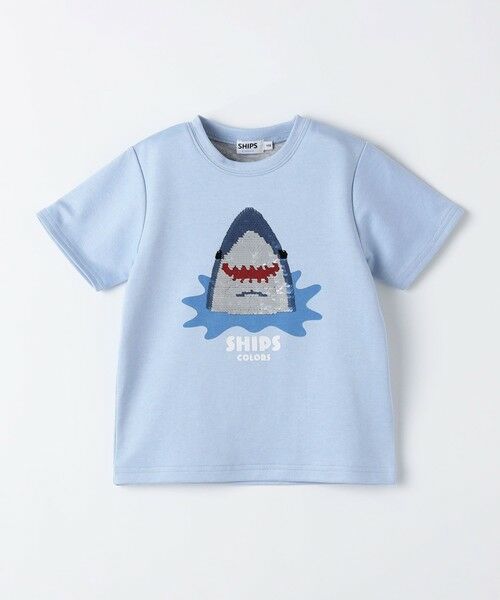 SHIPS / シップス Tシャツ | 《予約》SHIPS Colors:100〜130cm /〈手洗い可能〉スパンコール 刺繍 Tシャツ◆ | 詳細24