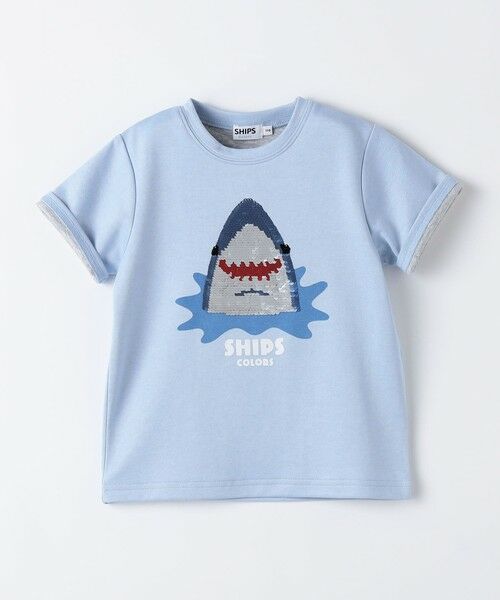 SHIPS / シップス Tシャツ | 《予約》SHIPS Colors:100〜130cm /〈手洗い可能〉スパンコール 刺繍 Tシャツ◆ | 詳細25