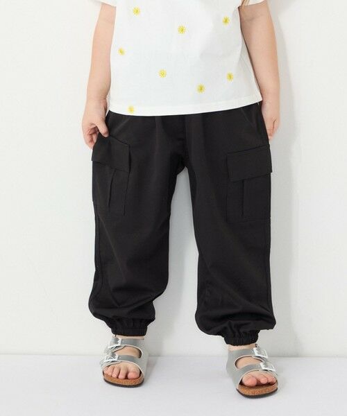 SHIPS / シップス カーゴパンツ | 《一部追加予約》SHIPS Colors:90〜140cm /〈洗濯機可能〉ギャザー カーゴ パンツ◆ | 詳細4