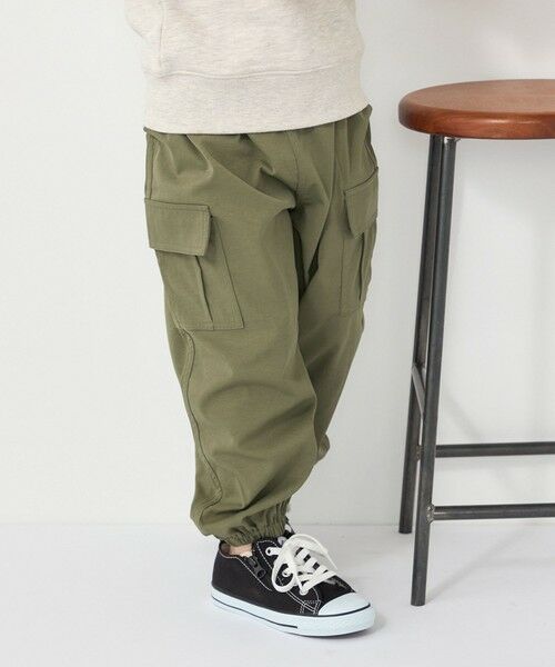 SHIPS / シップス カーゴパンツ | 《一部追加予約》SHIPS Colors:90〜140cm /〈洗濯機可能〉ギャザー カーゴ パンツ◆ | 詳細22