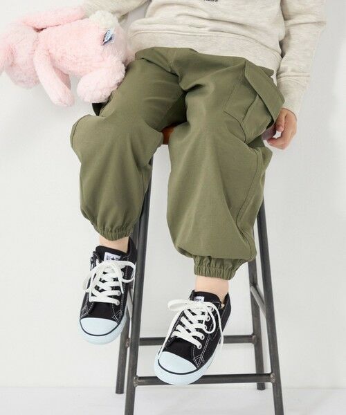 SHIPS / シップス カーゴパンツ | 《一部追加予約》SHIPS Colors:90〜140cm /〈洗濯機可能〉ギャザー カーゴ パンツ◆ | 詳細23