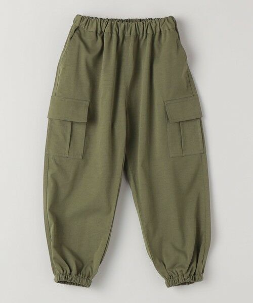 SHIPS / シップス カーゴパンツ | SHIPS Colors:90〜140cm /〈洗濯機可能〉ギャザー カーゴ パンツ（オリーブ）