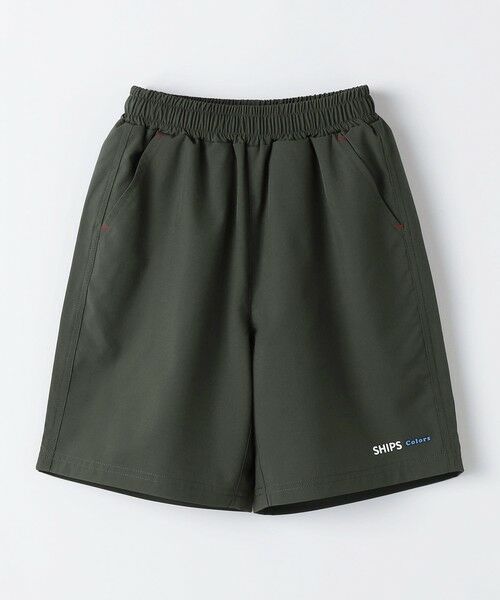SHIPS / シップス ショート・ハーフ・半端丈パンツ | 《予約》SHIPS Colors:90〜140cm〈吸水速乾・接触冷感〉イージー ショーツ◆（カーキ）