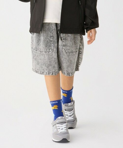 SHIPS / シップス ショート・ハーフ・半端丈パンツ | SHIPS Colors:90〜140cm /〈接触冷感・洗濯機可能〉クールタッチ デニム ショーツ（ブラック）