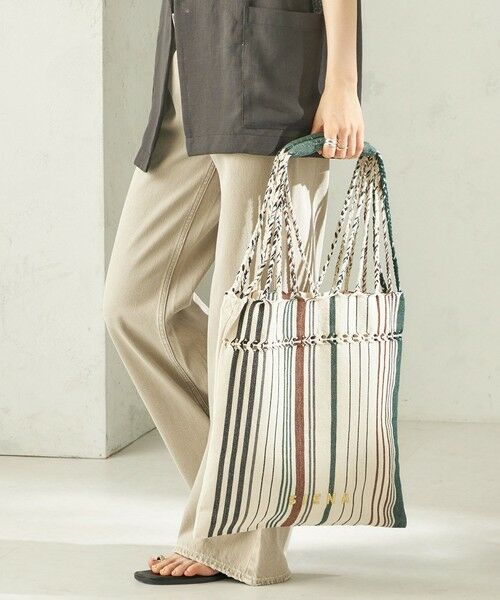 SHIPS / シップス トートバッグ | 《予約》RAMESHWARI: ハンモック バッグ 26SS | 詳細4