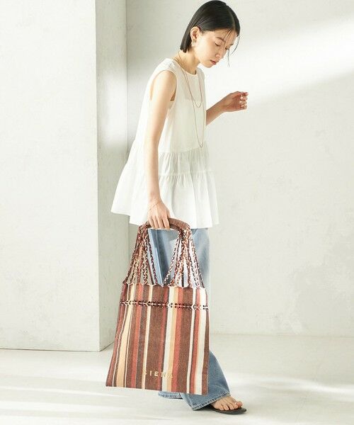 SHIPS / シップス トートバッグ | 《予約》RAMESHWARI: ハンモック バッグ 26SS | 詳細20