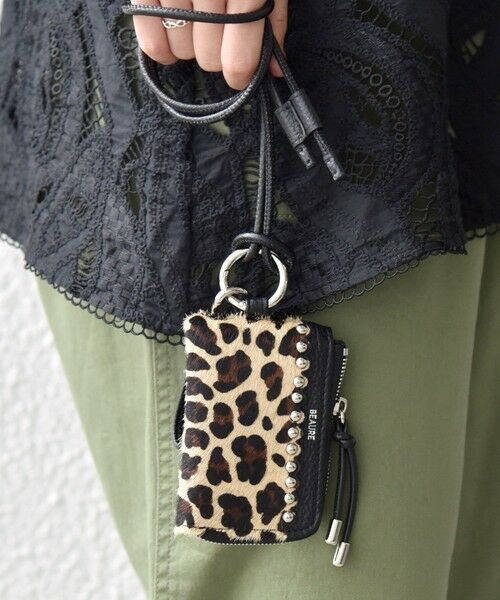 SHIPS / シップス 財布・コインケース・マネークリップ | 《予約》【WEB限定】BEAURE: ショルダー 付き フラグメント ケース（ベージュ）