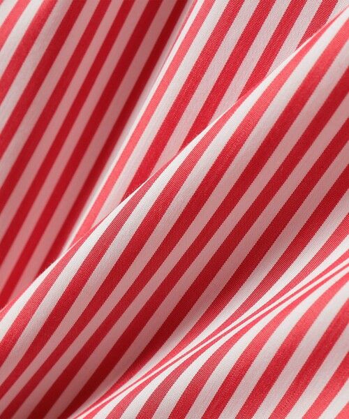 SHIPS / シップス シャツ・ブラウス | SHIPS Primary Navy Label:綿 ナイロン ストライプ ロング シャツ | 詳細1