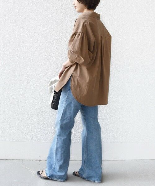 SHIPS / シップス シャツ・ブラウス | 〈手洗い可能〉無地 / ストライプ サイド スリット スキッパー コットン シャツ 2 | 詳細12