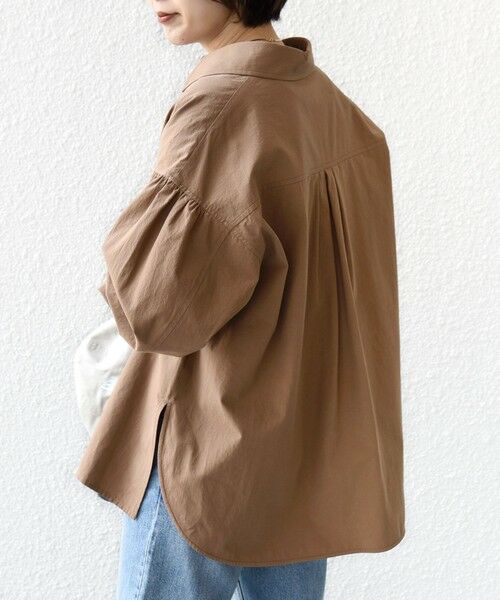 SHIPS / シップス シャツ・ブラウス | 〈手洗い可能〉無地 / ストライプ サイド スリット スキッパー コットン シャツ 2 | 詳細16