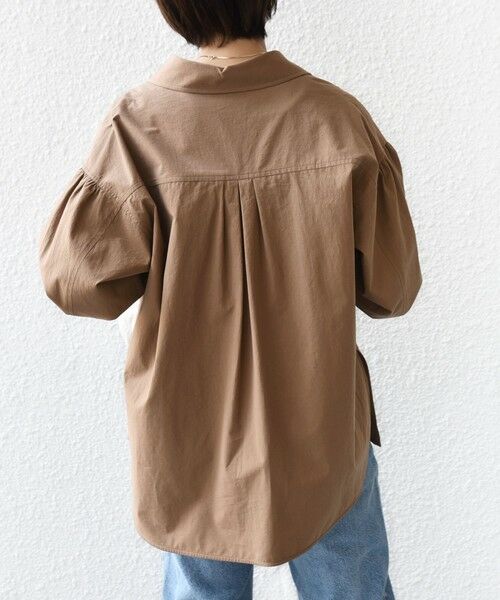 SHIPS / シップス シャツ・ブラウス | 〈手洗い可能〉無地 / ストライプ サイド スリット スキッパー コットン シャツ 2 | 詳細17