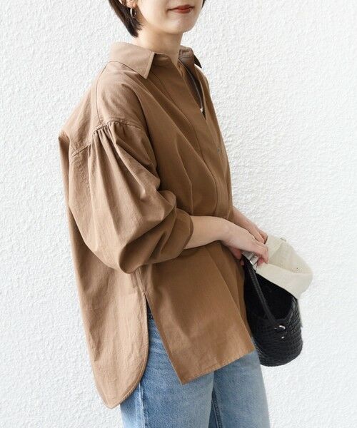 SHIPS / シップス シャツ・ブラウス | 〈手洗い可能〉無地 / ストライプ サイド スリット スキッパー コットン シャツ 2 | 詳細18