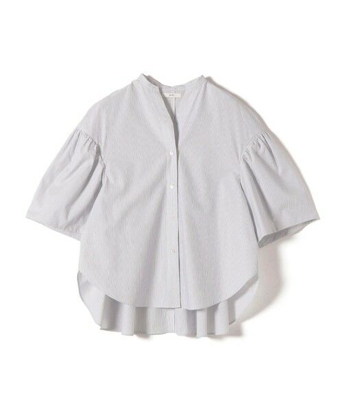 SHIPS / シップス シャツ・ブラウス | 《予約》〈手洗い可能〉バック フレア 袖 ギャザー スキッパー ブラウス | 詳細9
