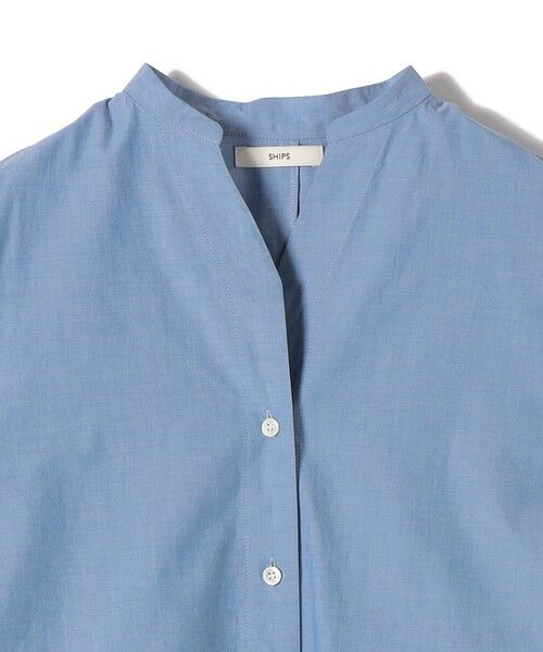 SHIPS / シップス シャツ・ブラウス | 《予約》〈手洗い可能〉バック フレア 袖 ギャザー スキッパー ブラウス | 詳細20