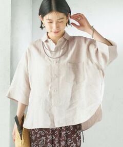 SHIPS / シップス シャツ・ブラウス | 《予約》TICCA:〈手洗い可能〉リネン 半袖 シャツ