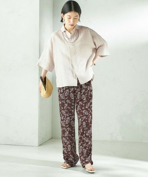 SHIPS / シップス シャツ・ブラウス | 《予約》TICCA:〈手洗い可能〉リネン 半袖 シャツ | 詳細4