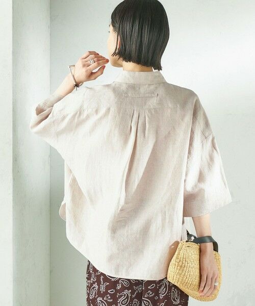 SHIPS / シップス シャツ・ブラウス | 《予約》TICCA:〈手洗い可能〉リネン 半袖 シャツ | 詳細7