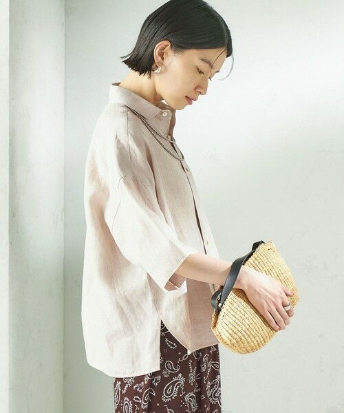 SHIPS / シップス シャツ・ブラウス | 《予約》TICCA:〈手洗い可能〉リネン 半袖 シャツ | 詳細8